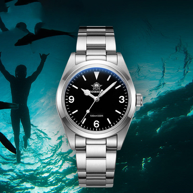 Multifunctional Waterproof Quartz Watch With A Stainless Steel Band Luminous Business Wristwatch