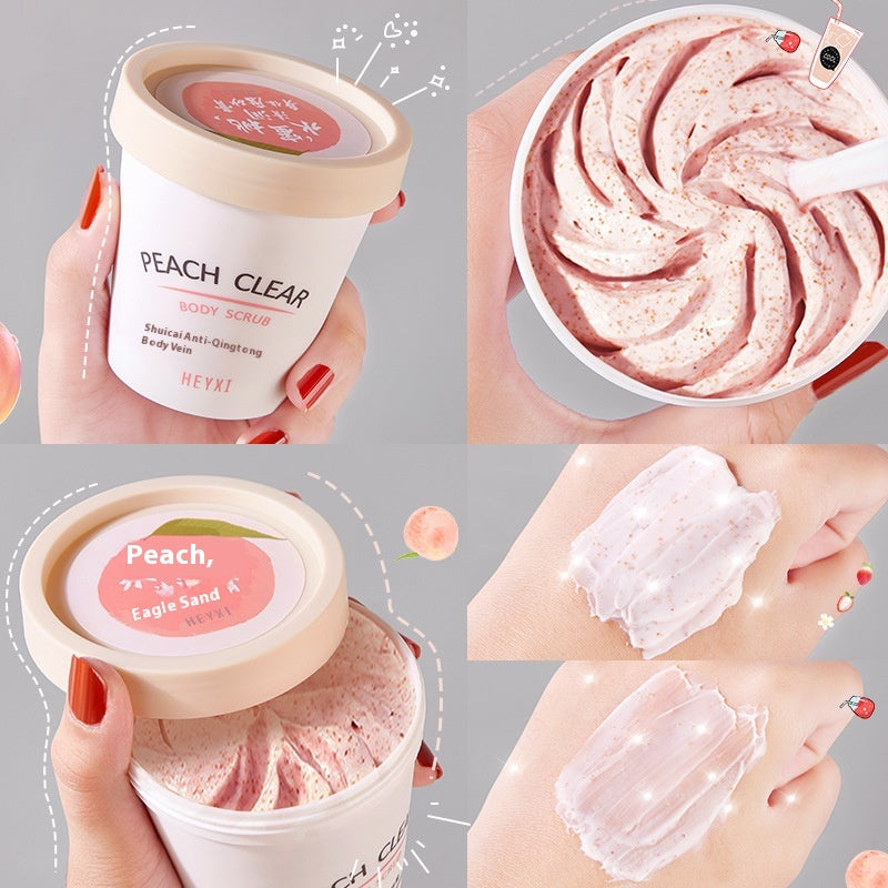 Peach Moisturizing Body Scrub Cream