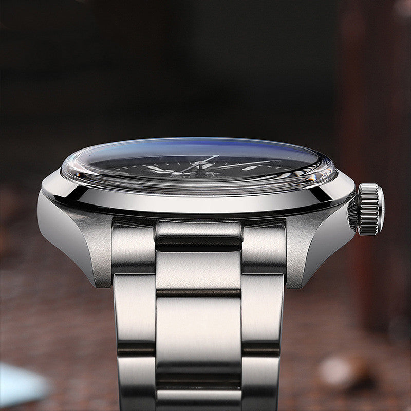 Multifunctional Waterproof Quartz Watch With A Stainless Steel Band Luminous Business Wristwatch