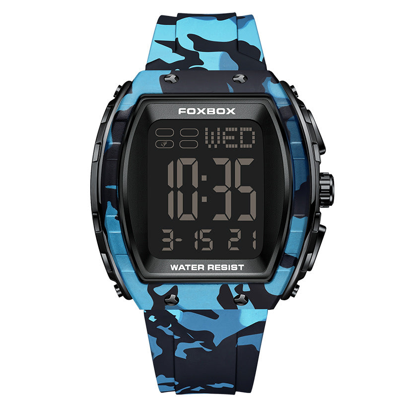 Multifunctional Mens Electronic Watch Digital Wristwatch For Students